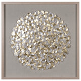 Million Stone Arts Metallic Disc Framed Wall Art