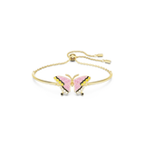 Swarovski Idyllia Bracelet Butterfly, Multicolored, Gold-tone plated, Medium