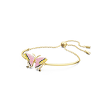 Swarovski Idyllia Bracelet Butterfly, Multicolored, Gold-tone plated, Medium