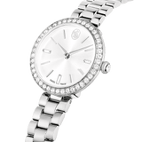 Swarovski Certa watch Swiss Made, Metal bracelet, Silver tone, Stainless Steel
