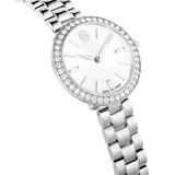 Swarovski Certa watch Swiss Made, Metal bracelet, Silver tone, Stainless Steel