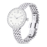 Swarovski Certa watch Swiss Made, Metal bracelet, Silver tone, Stainless steel