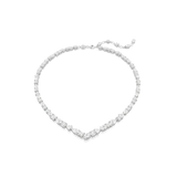 Swarovski Mesmera set, Mixed cuts, White, Rhodium plated