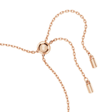 Swarovski Idyllia Bracelet Clover, White, Rose gold-tone plated, Medium