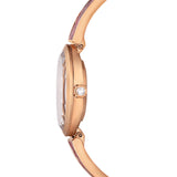 Swarovski Crystal Rock Oval Watch Swiss Made, Metal bracelet, Red, Rose gold-tone finish