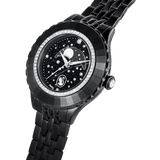 Swarovski Octea Moon Black Metal bracelet Watch
