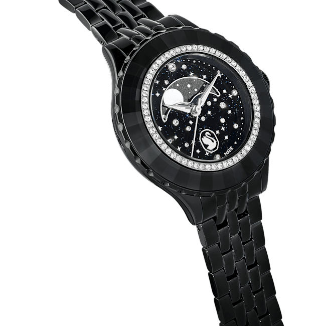 Swarovski Octea Moon Black Metal bracelet Watch | Fashion Watches | FYFL | Watch | Women | Womens | Womens Watches Swarovski Octea Moon Black Metal bracelet Watch | Fashion Watches | FYFL | Watch | Women | Womens | Womens Watches
