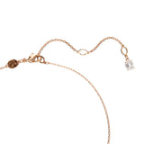 Swarovski Hyperbola Pendant Infinity Necklace, White, Rose gold-tone plated