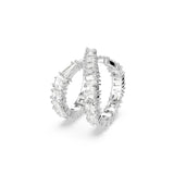 Swarovski Hyperbola Ring Infinity, White, Silver-tone finish