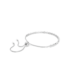 Swarovski Matrix Tennis Bracelet Mixed Round Cuts White Rhodium Plated