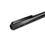 Swarovski Crystal Shimmer Ballpoint pen Silver tone, Chrome plated