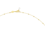 Swarovski Imber strandage, Round cut, White, Gold-tone plated