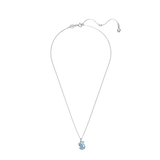 Swarovski Swan Pendant Swan Small Blue Rhodium Plated