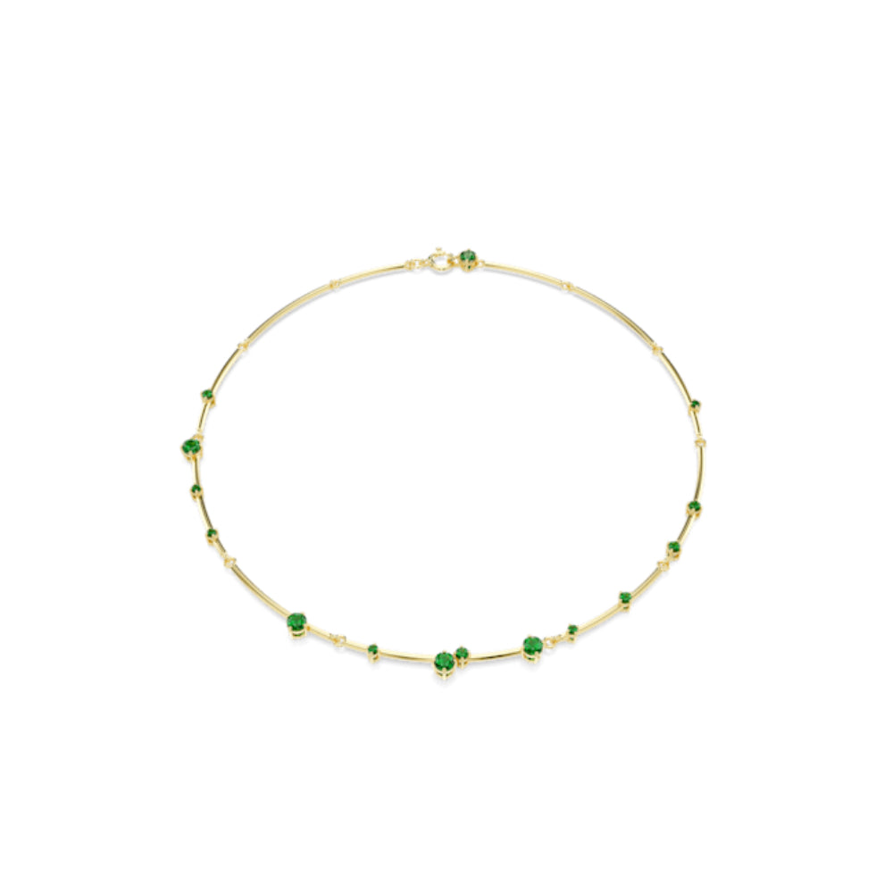 Swarovski Constella Necklace Mixed round cuts, Green, Gold-tone plated | Accessories | Fashion Jewellery | Necklace | New Prices | Women | Women Necklaces | Womens