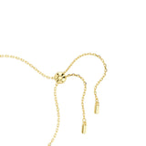 Swarovski Una Angelic bracelet, Round cut, Pavé, Green, Gold-tone plated