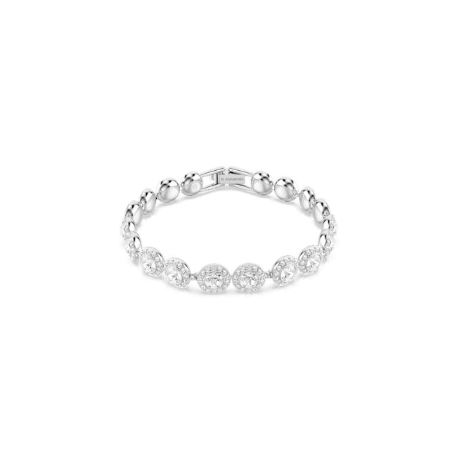 Swarovski, Una Bracelet, Round Cut, White, Rhodium Plated, Medium | Braceletes | Fashion Jewellery | FYFL | Ladies bracelet | Women | Womens Swarovski, Una Bracelet, Round Cut, White, Rhodium Plated, Medium | Braceletes | Fashion Jewellery | FYFL | Ladies bracelet | Women | Womens