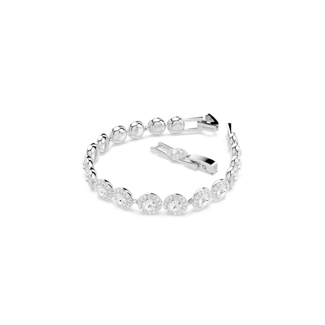Swarovski, Una Bracelet, Round Cut, White, Rhodium Plated, Medium | Braceletes | Fashion Jewellery | FYFL | Ladies bracelet | Women | Womens Swarovski, Una Bracelet, Round Cut, White, Rhodium Plated, Medium | Braceletes | Fashion Jewellery | FYFL | Ladies bracelet | Women | Womens