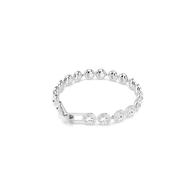 Swarovski, Una Bracelet, Round Cut, White, Rhodium Plated, Medium | Braceletes | Fashion Jewellery | FYFL | Ladies bracelet | Women | Womens Swarovski, Una Bracelet, Round Cut, White, Rhodium Plated, Medium | Braceletes | Fashion Jewellery | FYFL | Ladies bracelet | Women | Womens