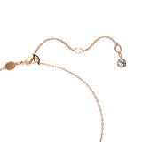 Swarovski Hyperbola Set (Necklace and Bracelet) Infinity, White, Rose gold-tone plated