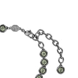 Swarovski Imber Tennis Bracelet Round cut, Black, Ruthenium plated, Medium