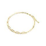Swarovski Constella Necklace White, Gold-tone plated
