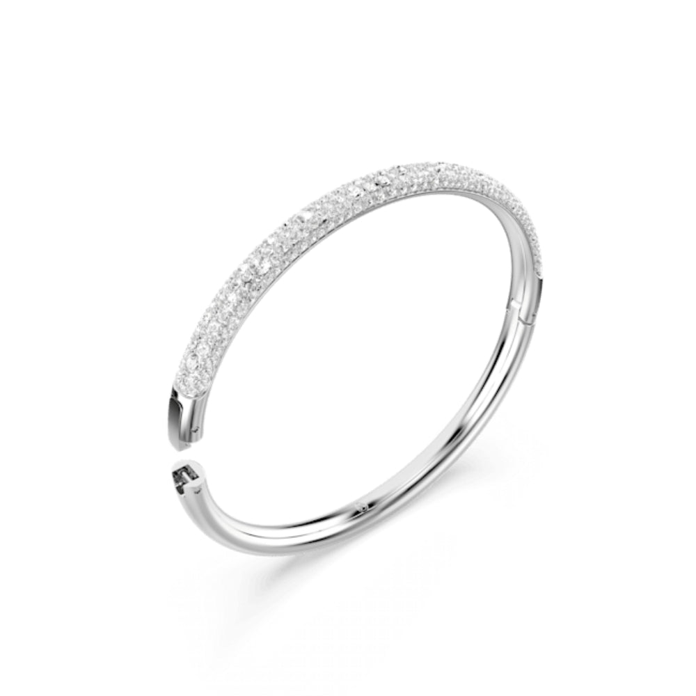 Swarovski Meteora Bangle Snow pave, White, Rhodium plated | Accessories | Bangle | Fashion Jewellery | Ladies bracelet | New Prices | Womens Swarovski Meteora Bangle Snow pave, White, Rhodium plated | Accessories | Bangle | Fashion Jewellery | Ladies bracelet | New Prices | Womens