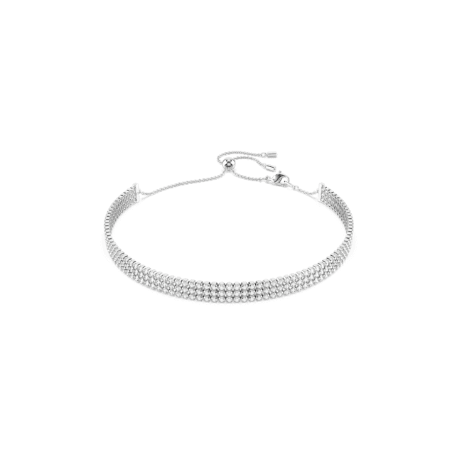Swarovski Matrix Tennis Choker Round Cut White Rhodium Plated | Accessories | Choker | Fashion Jewellery | Women | Women Necklaces | Womens Swarovski Matrix Tennis Choker Round Cut White Rhodium Plated | Accessories | Choker | Fashion Jewellery | Women | Women Necklaces | Womens