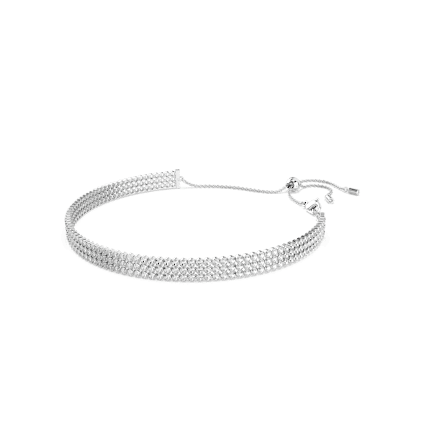 Swarovski Matrix Tennis Choker Round Cut White Rhodium Plated | Accessories | Choker | Fashion Jewellery | Women | Women Necklaces | Womens Swarovski Matrix Tennis Choker Round Cut White Rhodium Plated | Accessories | Choker | Fashion Jewellery | Women | Women Necklaces | Womens