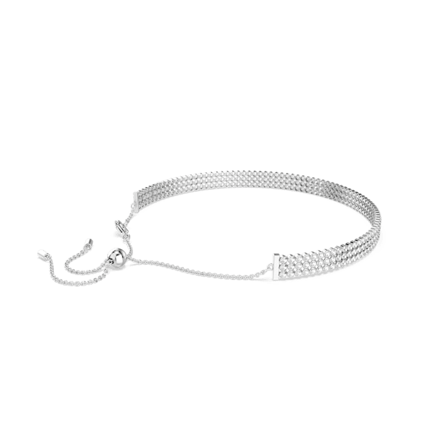 Swarovski Matrix Tennis Choker Round Cut White Rhodium Plated | Accessories | Choker | Fashion Jewellery | Women | Women Necklaces | Womens Swarovski Matrix Tennis Choker Round Cut White Rhodium Plated | Accessories | Choker | Fashion Jewellery | Women | Women Necklaces | Womens