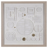 Million Stone Arts Abstract Geometric Framed Wall Art