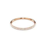 Swarovski Meteora Bangle Snow pave, White, Rhodium plated