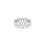 Swarovski Matrix Vittore Ring Pear cut White Silver-tone finish