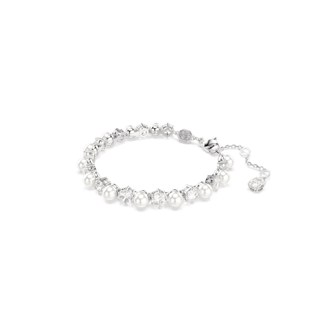 Swarovski Matrix Tennis Bracelet Crystal Pearl Round Cut White Rhodium Plated | Accessories | Braceletes | departure-to-desk | Fashion Jewellery | Ladies bracelet | Women | Womens Swarovski Matrix Tennis Bracelet Crystal Pearl Round Cut White Rhodium Plated | Accessories | Braceletes | departure-to-desk | Fashion Jewellery | Ladies bracelet | Women | Womens