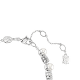 Swarovski Matrix Tennis Bracelet Crystal Pearl Round Cut White Rhodium Plated