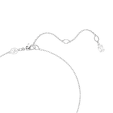 Swarovski Hyperbola pendant, Mixed cuts, Twist, White, Rose gold-tone plated