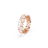 Swarovski Matrix Vittore Ring Pear cut White Rose gold-tone finish