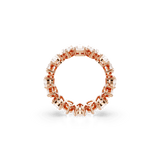 Swarovski Matrix Vittore Ring Pear cut White Rose gold-tone finish