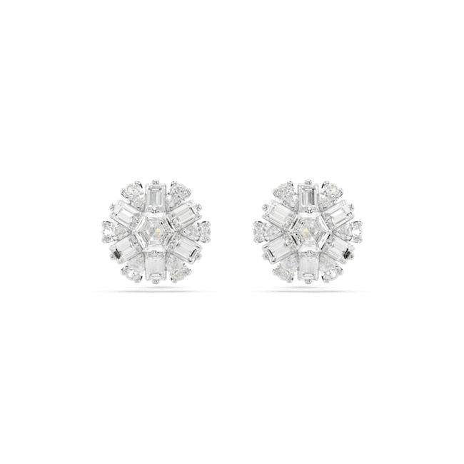 Swarovski Idyllia Stud Earrings Mixed cuts, Snowflake, White, Rhodium plated | Fashion Jewellery | FYFL | Women | Women Earrings | Womens Swarovski Idyllia Stud Earrings Mixed cuts, Snowflake, White, Rhodium plated | Fashion Jewellery | FYFL | Women | Women Earrings | Womens