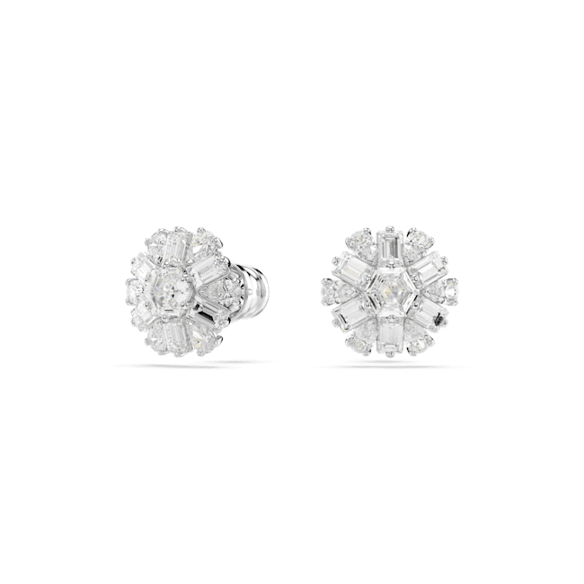 Swarovski Idyllia Stud Earrings Mixed cuts, Snowflake, White, Rhodium plated | Fashion Jewellery | FYFL | Women | Women Earrings | Womens Swarovski Idyllia Stud Earrings Mixed cuts, Snowflake, White, Rhodium plated | Fashion Jewellery | FYFL | Women | Women Earrings | Womens