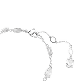 Swarovski Idyllia bracelet, Mixed cuts, Snowflake, White, Rhodium plated