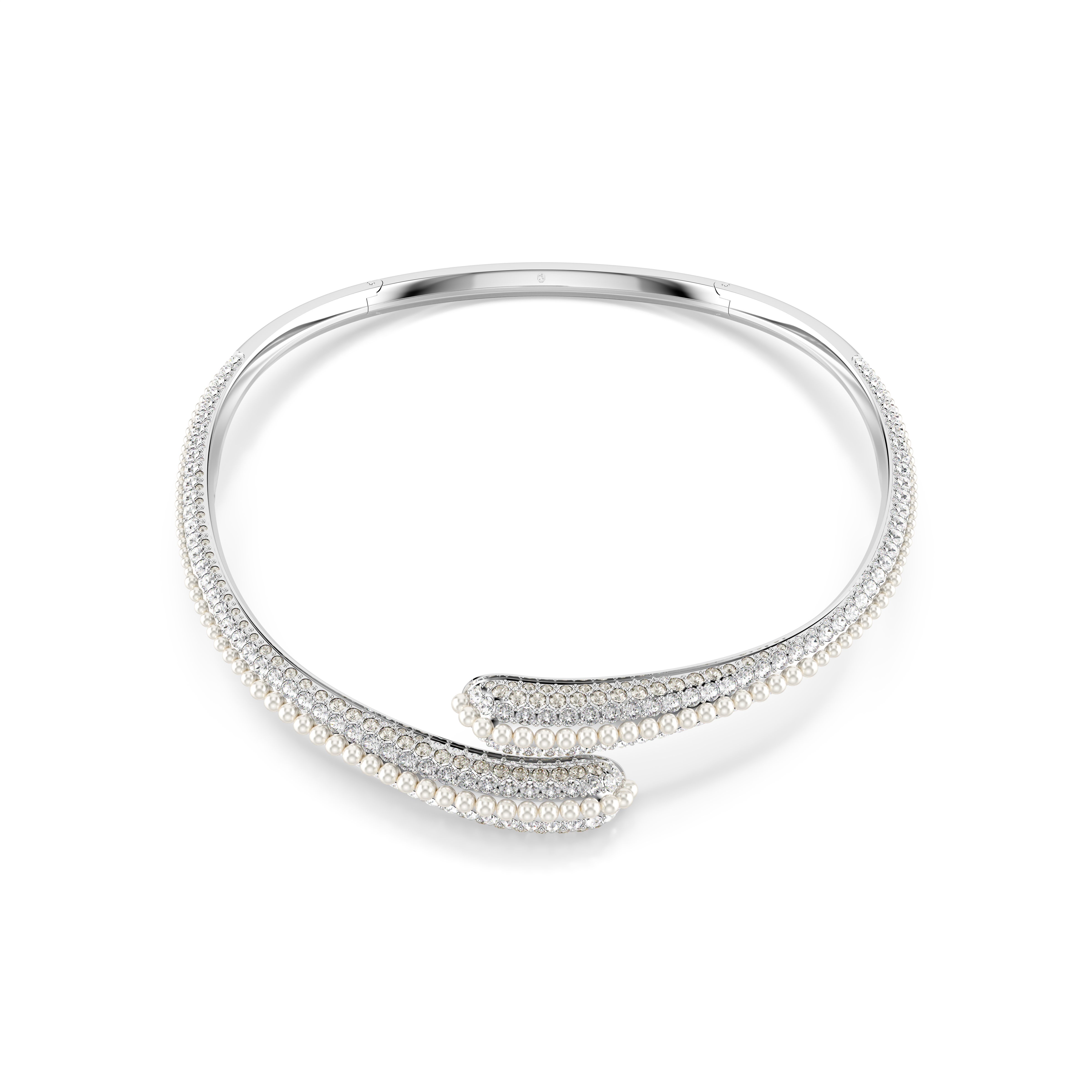 Swarovski Sublima Necklace Crystal Pearl Round Cut White Rhodium Plated | Choker | Fashion Jewellery | New Prices | Women | Women Necklaces | Womens Swarovski Sublima Necklace Crystal Pearl Round Cut White Rhodium Plated | Choker | Fashion Jewellery | New Prices | Women | Women Necklaces | Womens