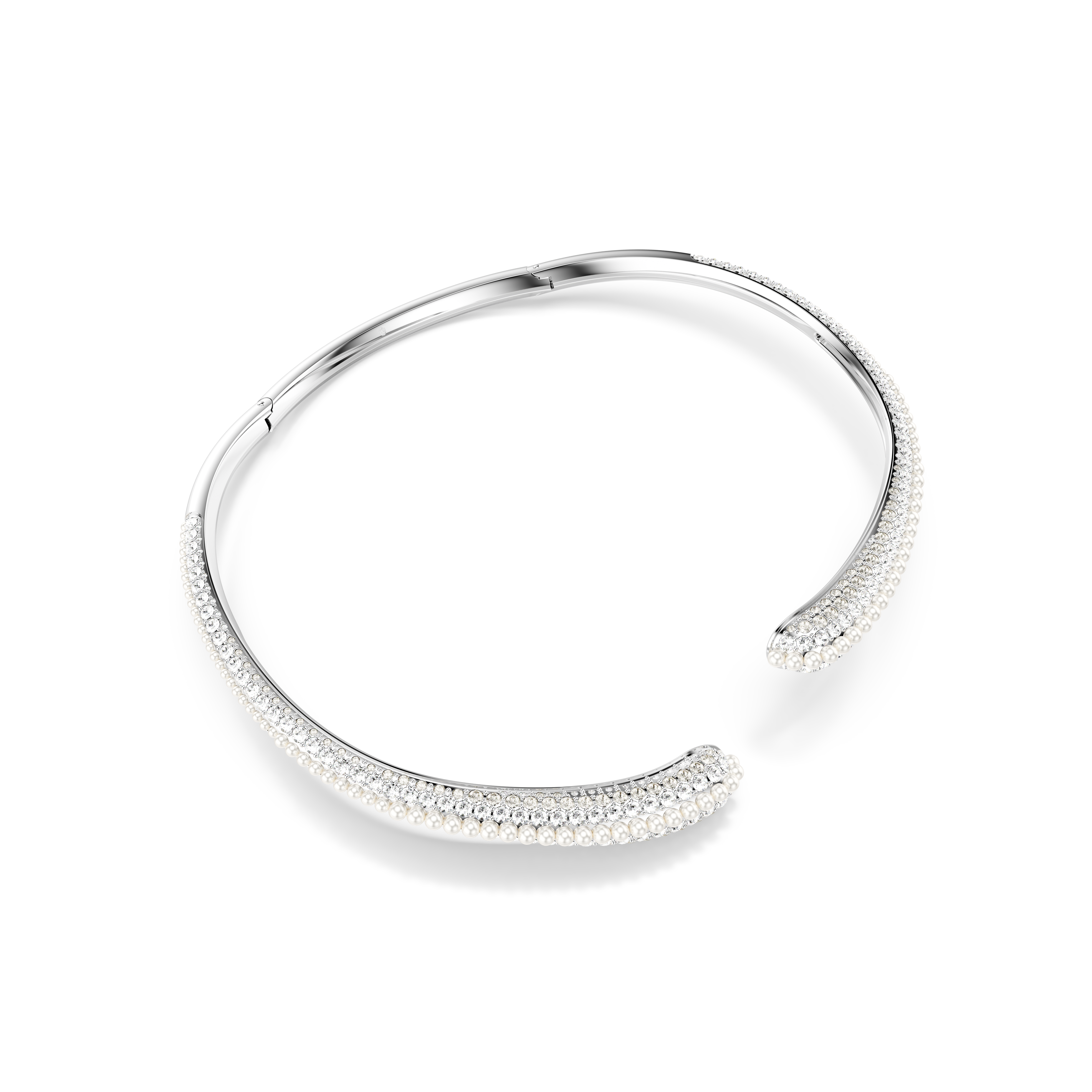 Swarovski Sublima Necklace Crystal Pearl Round Cut White Rhodium Plated | Choker | Fashion Jewellery | New Prices | Women | Women Necklaces | Womens Swarovski Sublima Necklace Crystal Pearl Round Cut White Rhodium Plated | Choker | Fashion Jewellery | New Prices | Women | Women Necklaces | Womens