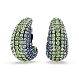 Swarovski Sublima Drop Earrings Round cut, Small, Multicolored, Ruthenium plated