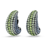 Swarovski Sublima Drop Earrings Round cut, Small, Multicolored, Ruthenium plated