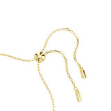 Swarovski Symbolica bracelet, Crystal pearl, Clover, evil eye and horseshoe, Blue, Gold-tone plated