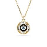 Swarovski Symbolica Nceklace Pendant Evil Eye, Small, Multicolored, Gold-tone plated