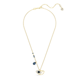 Swarovski Symbolica Necklace Pendant Evil Eye, Blue, Gold-tone plated