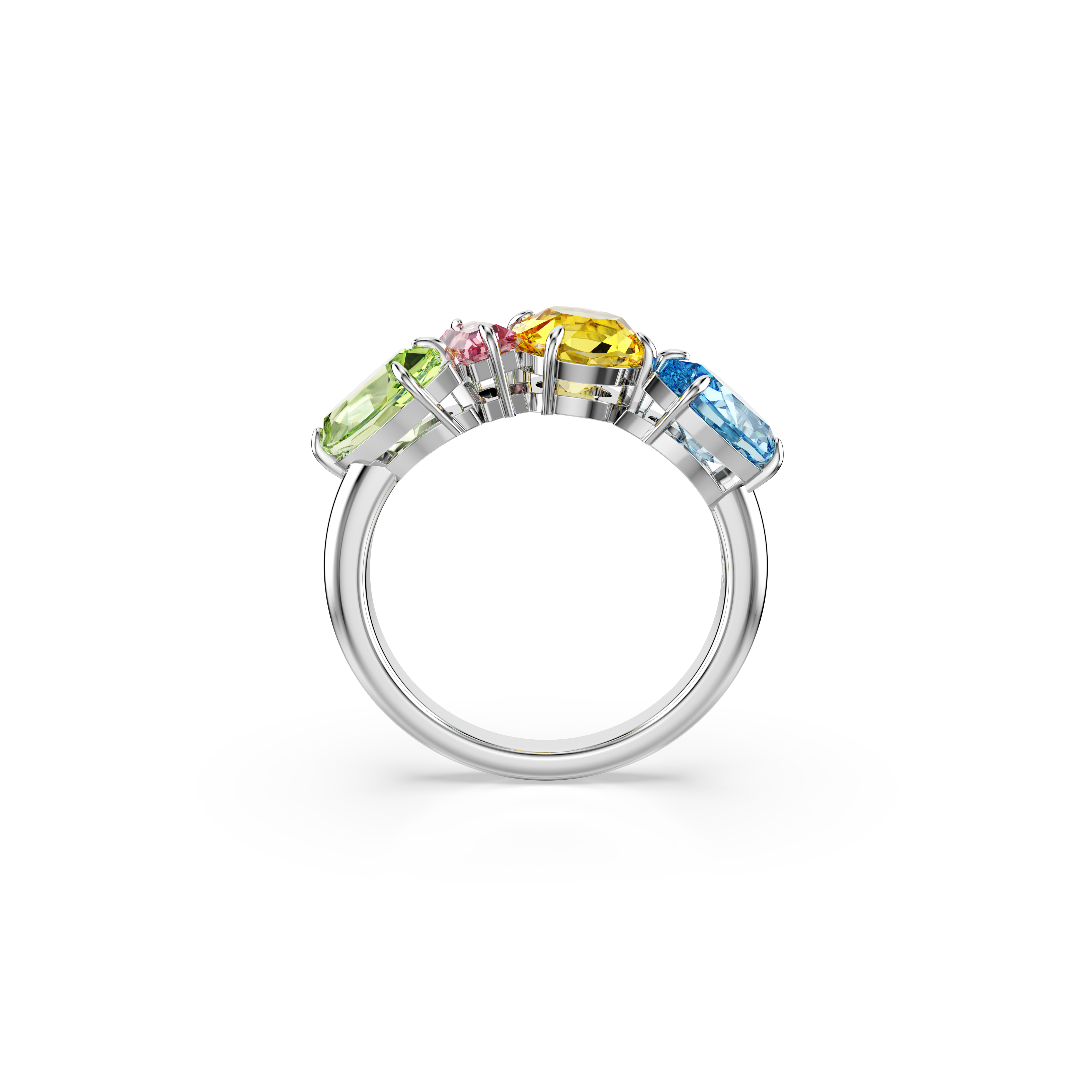 Swarovski Gema Ring Mixed Cuts Multicolored Rhodium Plated | departure-to-desk | Fashion Jewellery | Ring | Spring Festival | Women | Women Rings | Womens Swarovski Gema Ring Mixed Cuts Multicolored Rhodium Plated | departure-to-desk | Fashion Jewellery | Ring | Spring Festival | Women | Women Rings | Womens