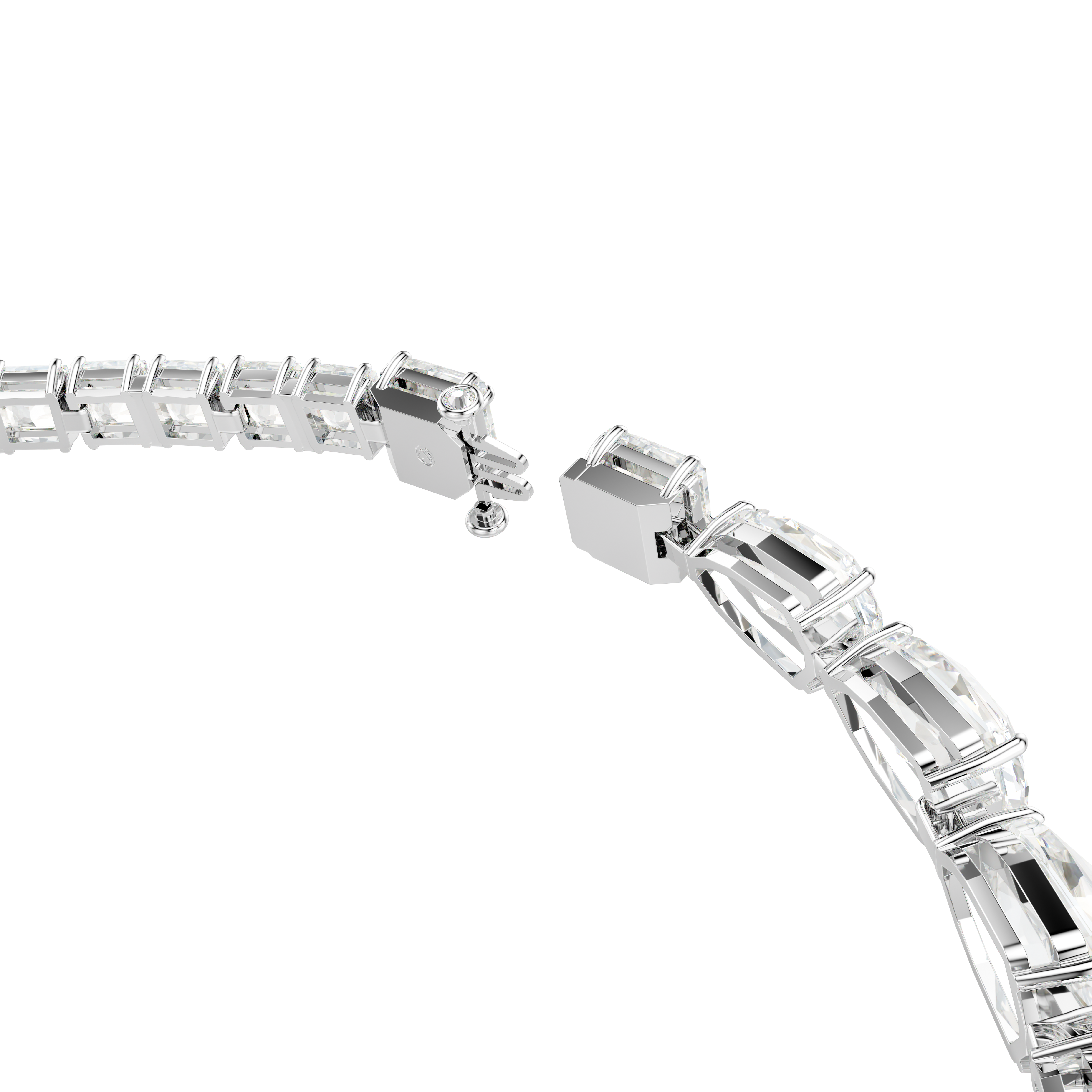 Swarovski Matrix Necklace Mixed Cuts White Rhodium Plated | Choker | Fashion Jewellery | Women | Women Necklaces | Womens Swarovski Matrix Necklace Mixed Cuts White Rhodium Plated | Choker | Fashion Jewellery | Women | Women Necklaces | Womens