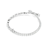 Swarovski Matrix Necklace Mixed Cuts White Rhodium Plated